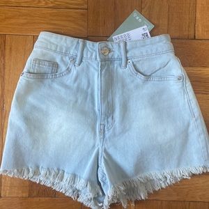 High Waist Denim Shorts H&M